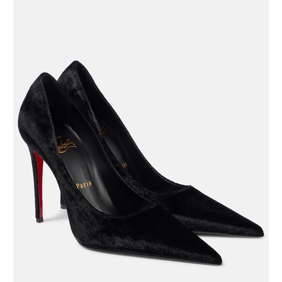 CHRISTIAN LOUBOUTIN
Kate Max 100 velvet pumps size 38.5 BNIB - Picture 1 of 11